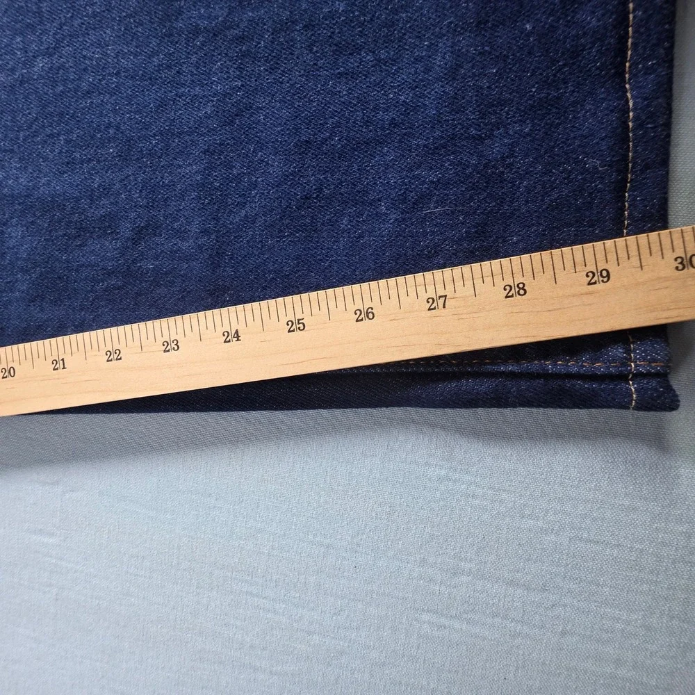 Red Kap Mens PD63PW4 Pre-Washed Denim Work Jeans Indigo Blue 12x30 Straight Leg